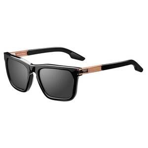 NEW IVI VISION unisex gravitas sunglasses in black / copper